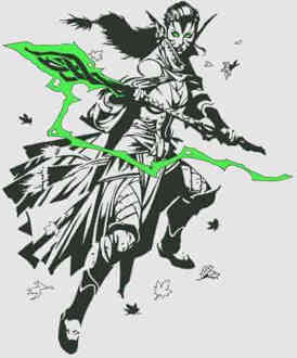 Magic the Gathering T-Shirt Nissa Character Art Size L