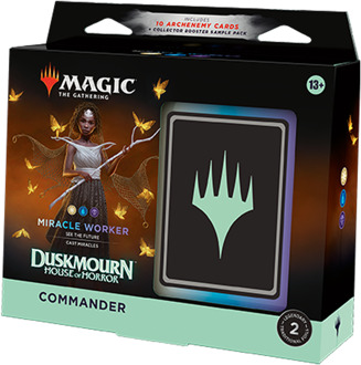 Magic The Gathering TCG Duskmourn Miracle Worker Commander Deck
