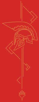 Magic: The Gathering Theros: Beyond Death Asymmetrical Helmet Men's T-Shirt - Red - XXL Rood