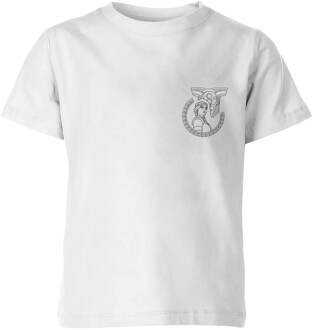 Magic: The Gathering Theros: Beyond Death Elspeth Mask Square Kids' T-Shirt - White - 122/128 (7-8 jaar) Wit