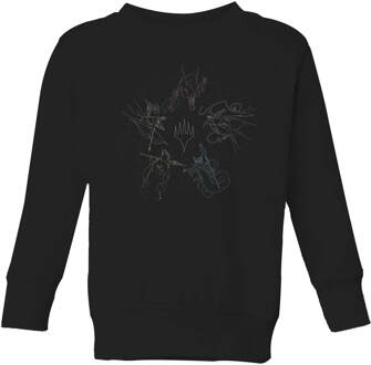 Magic: The Gathering Theros: Beyond Death Gods Constellation Kids' Sweatshirt - Black - 134/140 (9-10 jaar) Zwart - L