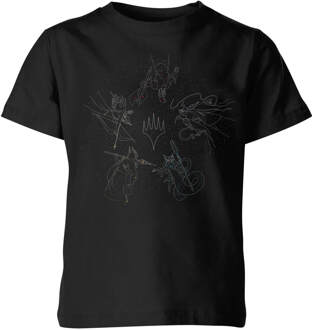 Magic: The Gathering Theros: Beyond Death Gods Constellation Kids' T-Shirt - Black - 110/116 (5-6 jaar) Zwart - S