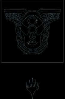 Magic: The Gathering Theros: Beyond Death Mask Men's T-Shirt - Black - 4XL Zwart