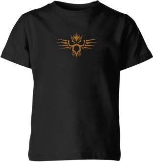 Magic: The Gathering Theros: Beyond Death Owl Emblem Kids' T-Shirt - Black - 134/140 (9-10 jaar) Zwart - L