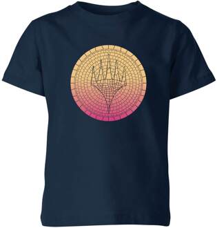 Magic: The Gathering Theros: Beyond Death Planeswalker Symbol Gradient Kids' T-Shirt - Navy - 146/152 (11-12 jaar) Blauw - XL
