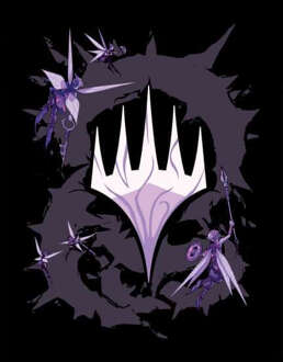 Magic The Gathering Throne of Eldraine Fairytale Men's T-Shirt - Black - 3XL Zwart