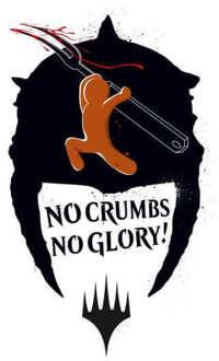 Magic The Gathering Throne of Eldraine Gingerbread Slayer Men's T-Shirt - White - 3XL Wit