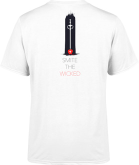 Magic The Gathering Throne of Eldraine Smite The Wicked Women's T-Shirt - White - 5XL Wit