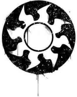 Magic The Gathering White Mana Splatter Men's T-Shirt - White - 4XL Wit