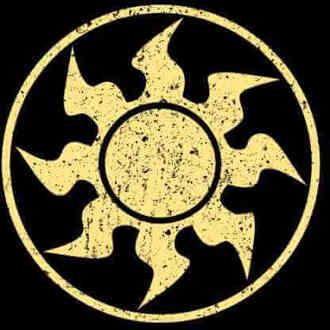 Magic The Gathering White Mana T-shirt - Zwart - 5XL