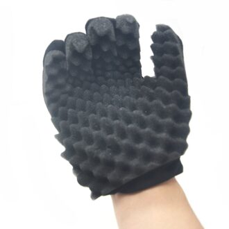 Magic Twist Spons Cirkel Twist Braider Handschoen Haar Krullen Voor Natuur Haar Afro Coil Wave Dreadlocks Borstels Wanten Braiders 1190