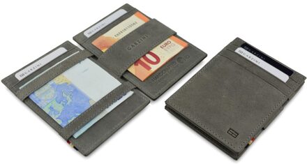 Magic Wallet Essenziale RFID Leder Grijs