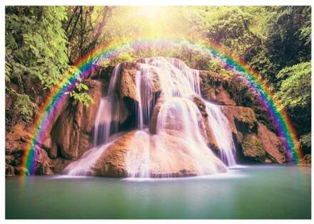 Magical Waterfall Vlies Fotobehang 300x210cm