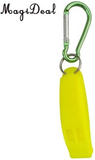 Magideal 1 Stuk Emergency Scuba Dive Veiligheid Fluitje Outdoor Fluitje Met Haak Grijs geel