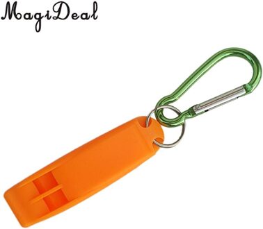 Magideal 1 Stuk Emergency Scuba Dive Veiligheid Fluitje Outdoor Fluitje Met Haak Grijs oranje