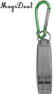 Magideal 1 Stuk Emergency Scuba Dive Veiligheid Fluitje Outdoor Fluitje Met Haak Grijs