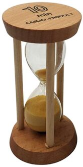 Magideal 10 Minuten Houten Zandloper Zandloper Zand Timer Voor Klassikaal Onderwijs Keuken Koken