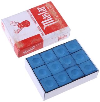 MagiDeal 12 Stuks Biljart Krijt Snooker Pool Cue Tip Biljart Accessoires Nuttig