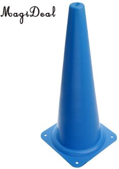 Magideal 48 Cm/18.9 "Tall Duurzaam Veiligheid Kegel Voor Sport Training, Voetbal, Paardensport, Bouw, verkeer, School blauw