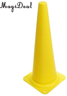Magideal 48 Cm/18.9 "Tall Duurzaam Veiligheid Kegel Voor Sport Training, Voetbal, Paardensport, Bouw, verkeer, School geel