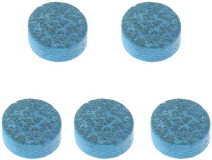 Magideal 5Pcs Blauwe Diamant Lijm Pool Biljart Cue Repalcement Tips 10Mm