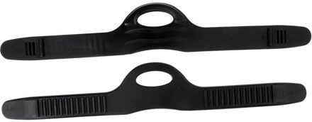 Magideal Professionele Zwarte Rubber Duiken Dive Diver Snorkelen Fin Strap Band - Universal Fit-Kiezen Grootte