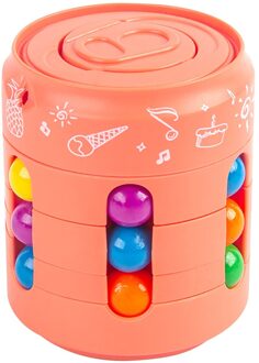 Magie Kan Spinning Top Kinderen Decompressie Speelgoed Vingertop Spinning Top Kinderen Decompressie Creatieve Puzzel Speelgoed oranje