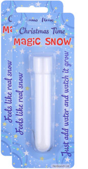 Magisch sneeuw - 2x - tube 12 gram voor 1 liter sneeuw - zelf sneeuw maken