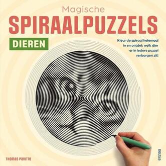 Magische spiraalpuzzels: dieren - (ISBN:9789044762648)