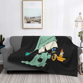 Maglietta Calimero Nanna Cartoni Nera 10045 1 Boerderij Volwassen Ademend Pure Flanel Deken 125 x 100cm