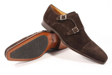 Magnanni 16016 suede gespschoenen Bruin - 43,5