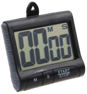 Magneet Digitale Keuken Count Down Teller Timer Piepen Wekker Rood 1stk- zwart