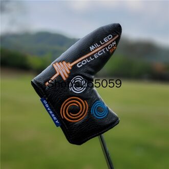 Magneet Gesloten Golf Club Putter Headcover Gemalen Collection Sx Pu Lederen Sport Golf Club Accessoires Apparatuur zwart