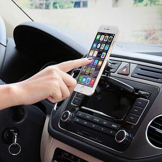 Magneet Grip Magic Cd Slot Auto Cradle-Minder Mount Houder Universele Voor Iphone Universal 360 Roterende Auto Telefoon Houder
