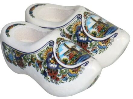 Magneetklompen Poly molen Wit - Transparant