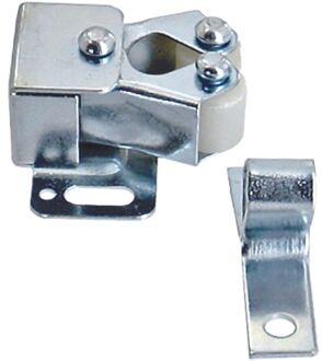 Magneetsnapper Met Vaste Vergrendeling - Verzinkt Staal - 25 Mm - 2 Stuks