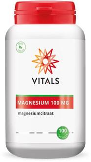 Magnesiumcitraat 100 mg Voedingssupplement - 100 capsules