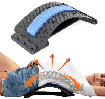 Magnetic Back Massager Stretcher Muscle Relax Posture Therapy Corrector Back Stretch Spine Stretcher Lumbar Support Pain Relief