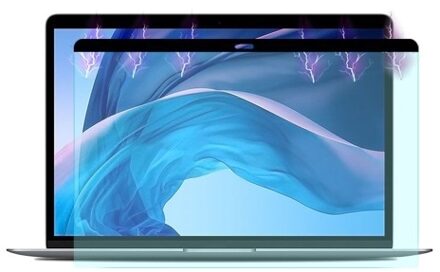 Magnetic Blue Light Blocking Screen Protector Anti UV Film Anti Glare Frosted Film Compatible with MacBook 12''(2015-2017)