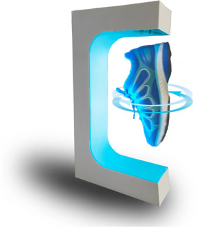 Magnetic Levitation Floating Shoe Display Stand ,Sneaker Stand, House,Holds 500g Weight,Levitating gap 20mm SEND BY RAIL or SEA