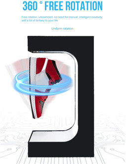 Magnetic Levitation Floating standard shoe display stand ,Sneaker Stand, house,holds 500g weight,levitation gap 20mm SEND BY DHL