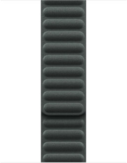 Magnetic Link-bandje FineWoven voor de Apple Watch Series 1 t/m 9 / SE (38/40/41 mm) | Series 10 / 11 (42 mm) - Maat M/L - Evergreen Groen - 41 mm