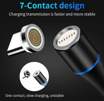 Magnetic Micro USB Cable,1M 5V 2.4A