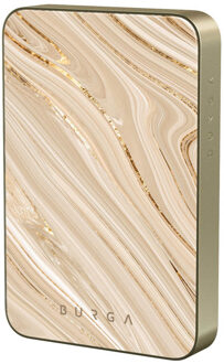 Magnetic Powerbank 5.000 mAh - Geschikt voor MagSafe en Qi2 - Full Glam / Gold Meerkleurig - One size