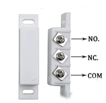 Magnetic Reed gap Switch NC&NO Combined Door/Window Contact Sensor for Wireless Security Alarm System