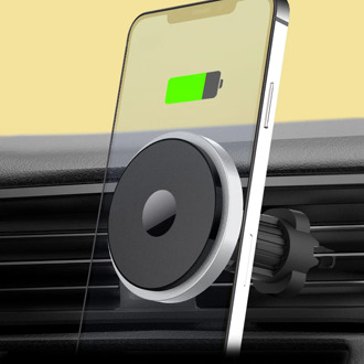 Magnetic Wireless Car Charger For Iphone 12/12 Mini/12 Pro/12 Pro Max 15W Max Fast Charge Airvent Mount Magsafe Car Phone Holder