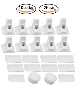 Magnetisch kinderslot Kinderbescherming Babyveiligheidsslot Ladekast Kastdeurslot Limiter Kinderveiligheidssloten groen