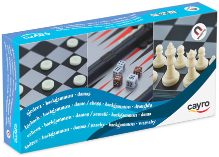 Magnetisch Schaak, Dammen en Backgammon