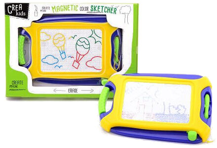 magnetisch tekenbord crea kids 28 cm Geel