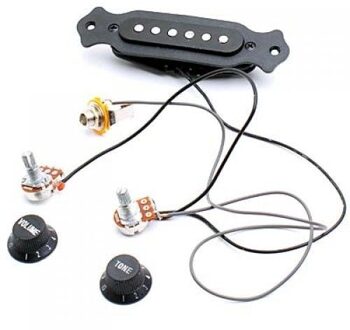 Magnetische Acoustic Pickup Voor Gitaar Zwart